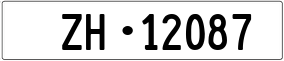 Truck License Plate